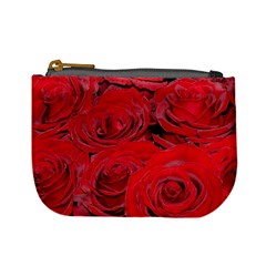 Red Love Roses Mini Coin Purses