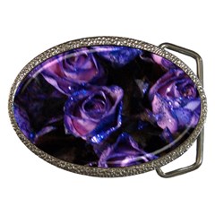 Purple Glitter Roses Valentine Love Belt Buckles by yoursparklingshop