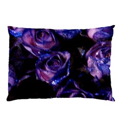 Purple Glitter Roses Valentine Love Pillow Case