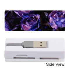 Purple Glitter Roses Valentine Love Memory Card Reader (stick)  by yoursparklingshop