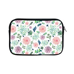 Hand Painted Spring Flourishes Flowers Pattern Apple Ipad Mini Zipper Cases by TastefulDesigns