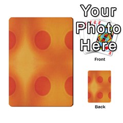 Sunny Happy Orange Dots Multi-purpose Cards (rectangle)  by yoursparklingshop