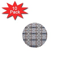 Geometric Diamonds 1  Mini Buttons (10 Pack)  by yoursparklingshop