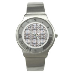 Geometric Diamonds Stainless Steel Watch by yoursparklingshop