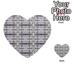 Geometric Diamonds Multi-purpose Cards (heart) 
