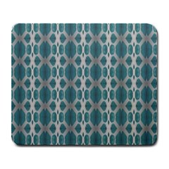 Tropical Blue Abstract Ocean Drops Large Mousepads