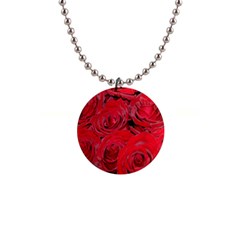 Red Roses Love Button Necklaces by yoursparklingshop