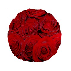 Red Roses Love Standard 15  Premium Flano Round Cushions by yoursparklingshop