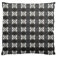 Black White Gray Crosses Standard Flano Cushion Case (one Side) by yoursparklingshop