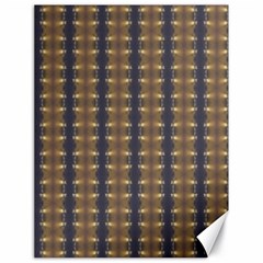 Black Brown Gold Stripes Canvas 18  X 24  