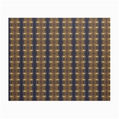 Black Brown Gold Stripes Small Glasses Cloth (2-side)