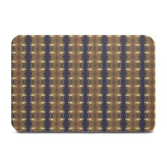 Black Brown Gold Stripes Plate Mats by yoursparklingshop