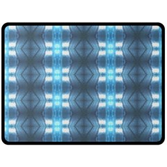 Blue Diamonds Of The Sea 1 Fleece Blanket (large)  by yoursparklingshop