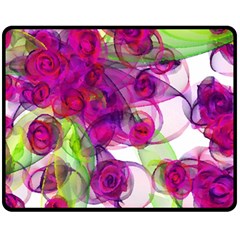 Violet Fleece Blanket (medium)  by SugaPlumsEmporium