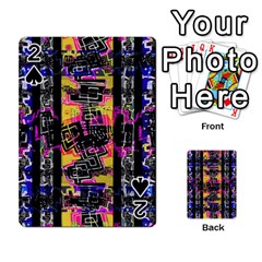 Urban Tribal Stripes Playing Cards 54 Designs  by dflcprints