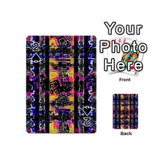 Urban Tribal Stripes Playing Cards 54 (mini)  by dflcprints