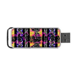 Urban Tribal Stripes Portable Usb Flash (two Sides) by dflcprints