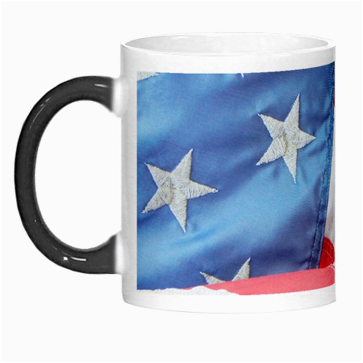 Folded American Flag Morph Mugs