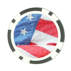 Folded American Flag Poker Chip Card Guards by StuffOrSomething