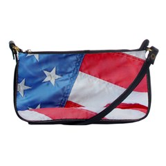 Folded American Flag Shoulder Clutch Bags by StuffOrSomething