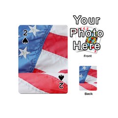 Folded American Flag Playing Cards 54 (mini)  by StuffOrSomething