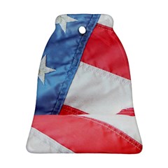 Folded American Flag Ornament (bell)  by StuffOrSomething