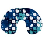 Blue texture                       Travel Neck Pillow Front