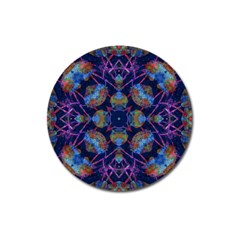 Ornate Mosaic Magnet 3  (round) by dflcprints