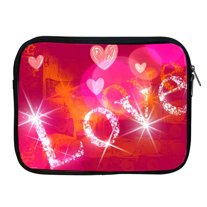 Love Apple iPad 2/3/4 Zipper Cases