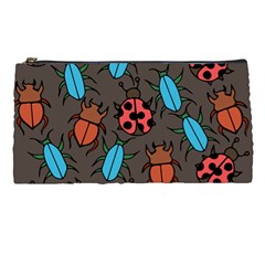Beetles And Ladybug Pattern Bug Lover  Pencil Cases by BubbSnugg
