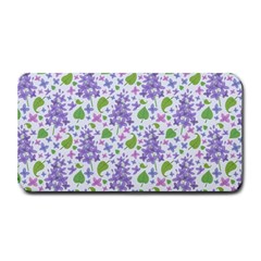 Liliac Flowers And Leaves Pattern Medium Bar Mats