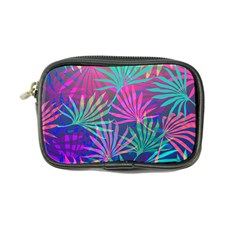 Colored Palm Leaves Background Coin Purse by TastefulDesigns