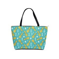 Summer Pineapples Fruit Pattern Shoulder Handbags by TastefulDesigns