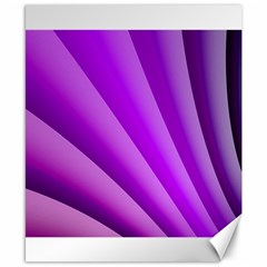 Gentle Folds Of Purple Canvas 8  X 10  by FunWithFibro