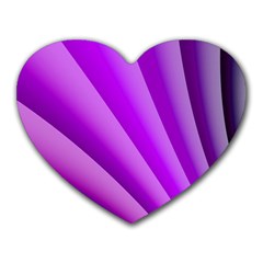 Gentle Folds Of Purple Heart Mousepads by FunWithFibro