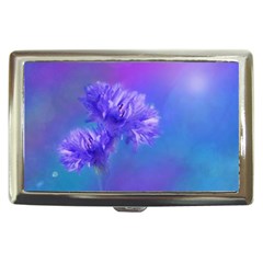 Purple Cornflower Floral  Cigarette Money Cases