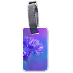 Purple Cornflower Floral  Luggage Tags (one Side) 