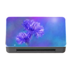 Purple Cornflower Floral  Memory Card Reader With Cf