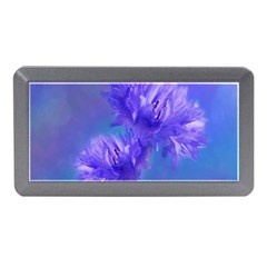 Flowers Cornflower Floral Chic Stylish Purple  Memory Card Reader (mini) by yoursparklingshop