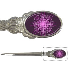 Pink Kaleidoscope Flower Mandala Art Letter Openers