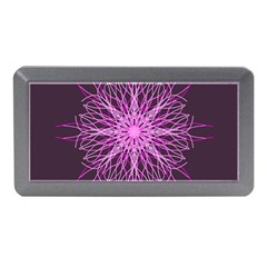 Pink Kaleidoscope Flower Mandala Art Memory Card Reader (mini) by yoursparklingshop