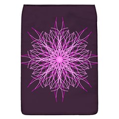 Pink Kaleidoscope Flower Mandala Art Flap Covers (l) 