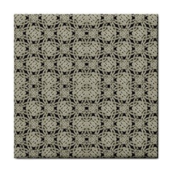 Interlace Arabesque Pattern Tile Coasters by dflcprints