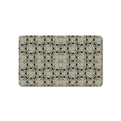 Interlace Arabesque Pattern Magnet (name Card) by dflcprints