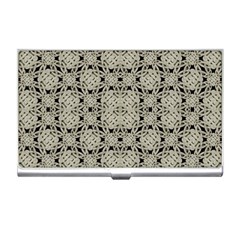 Interlace Arabesque Pattern Business Card Holders by dflcprints