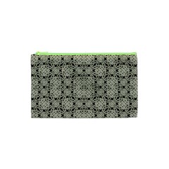 Interlace Arabesque Pattern Cosmetic Bag (xs) by dflcprints