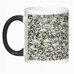 Black and White Abstract Texture Morph Mugs Left