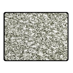 Black And White Abstract Texture Fleece Blanket (small)