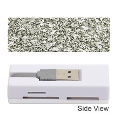 Black And White Abstract Texture Memory Card Reader (stick) 