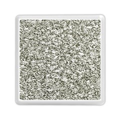 Black And White Abstract Texture Memory Card Reader (square) 